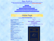 Tablet Screenshot of happyheralds.org
